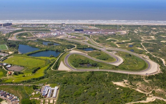 El circuito de Zandvoort presenta sus modificaciones para el GP de 2020