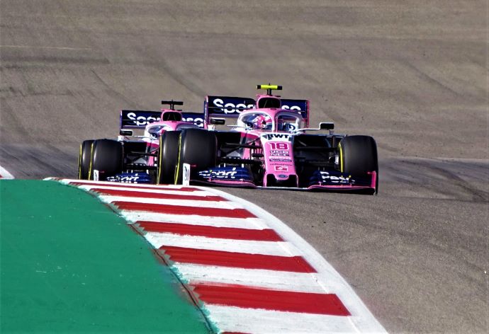 Domingo en Estados Unidos - Racing Point y Checo remontan espectacularmente 10 posiciones y rescatan 1 punto