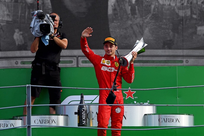 Leclerc admite que su victoria en el GP de Italia le causo nervios