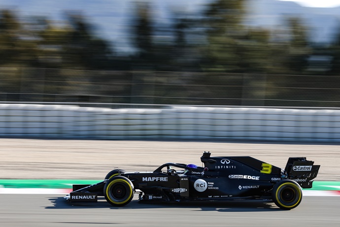 Test F1 2020: Día 5 - Renault, diluidos en la zona media