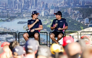 Los tres grandes están un paso por delante de Racing Point, según Pérez