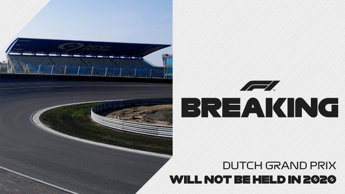 El Gran Premio de Holanda se pospone hasta 2021