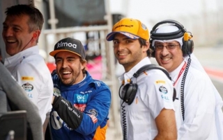 Fernando Alonso: "¡Carlos lo está haciendo genial!"