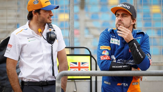 Sainz, sobre Alonso: "Me encantaría poder competir de nuevo con él"