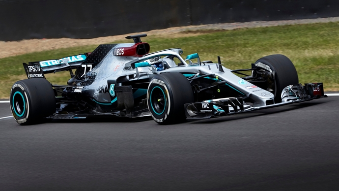 Bottas y Mercedes regresan a la carga en Silverstone