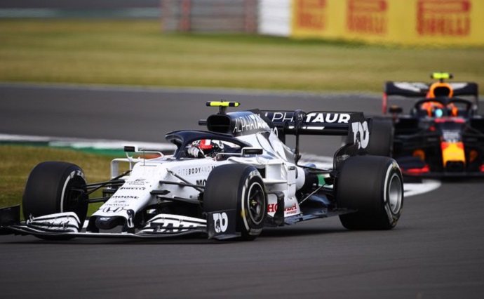 Domingo en Silverstone AlphaTauri Gasly en los puntos