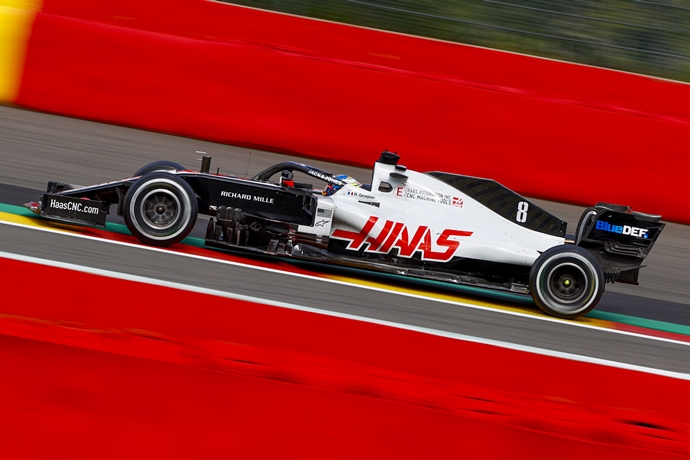 Domingo en Bélgica - Haas no pudo hacer mucho en 44 vueltas