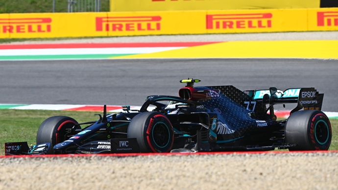 Libres 3 en La Toscana – Bottas y Mercedes vuelven a dominar; Verstappen amenaza para la clasificación