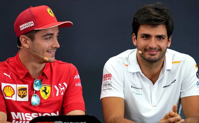 Sainz sobre las bromas de Ferrari: "Soy el primero en reirse y disfruto"