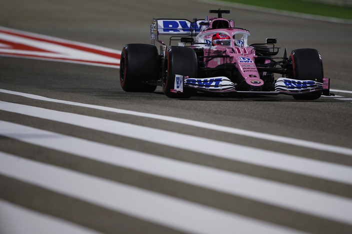 Sábado en Baréin - Racing Point: Pérez se mete en Q3 y Stroll se queda en Q2