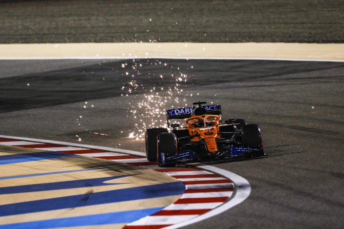 Sábado en Sakhir - McLaren: Sainz saldrá octavo, mientras que Norris se queda en Q2