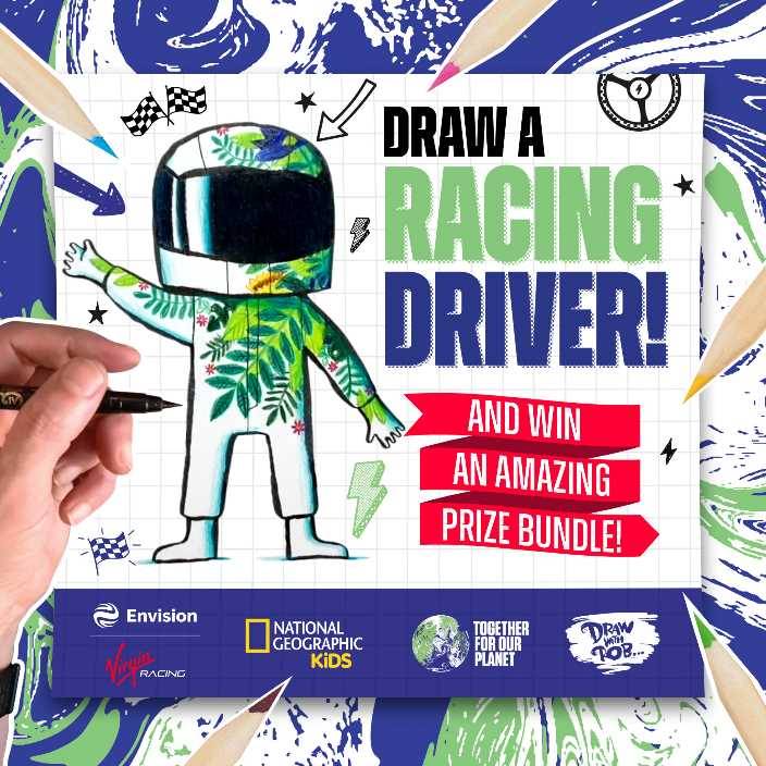 ¡Niños! A diseñar monos ecológicos para los pilotos de Envision Virgin Racing de Fórmula E