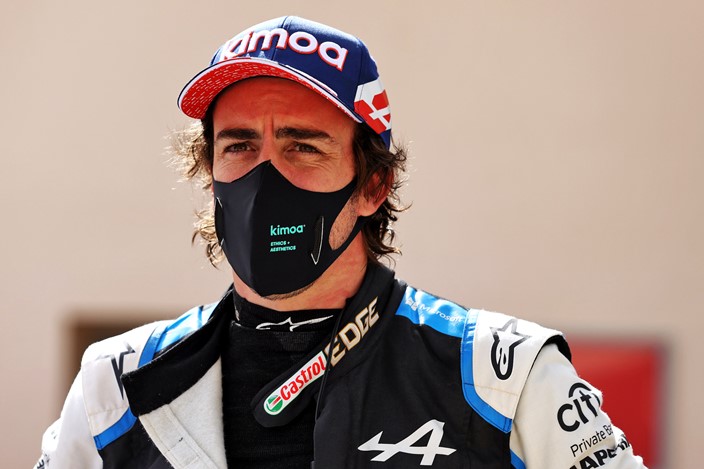 Alonso, sobre su regreso a la F1: "Ha sido bonito volver a los entrenamientos"