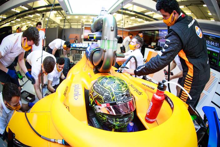 Test F1 2021: Día 3 – McLaren, en un oasis de datos
