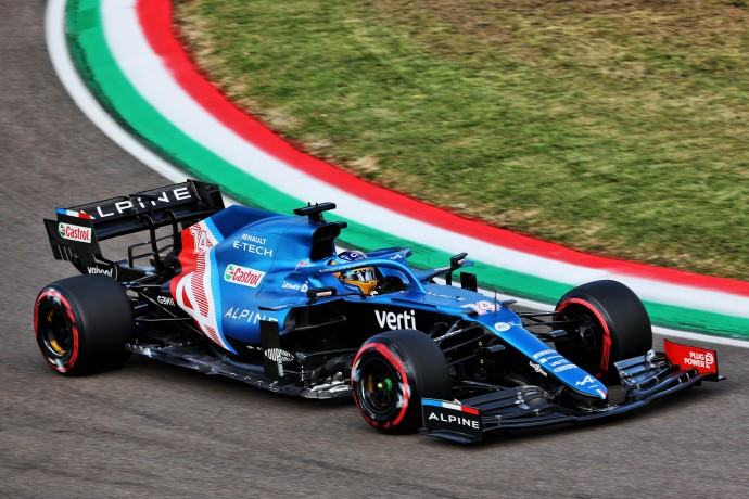 Sábado en Emilia Romaña - Alpine: Alonso se queda en el corte y Ocon se mete en Q3