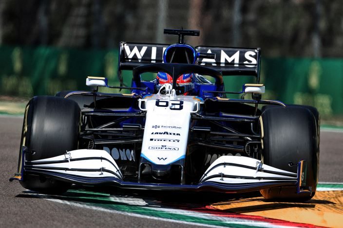 Viernes en Emilia Romaña – Williams y dos prácticas libres positivas