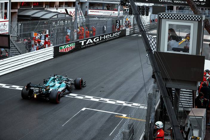 Domingo en Mónaco - Aston Martin puntúa con ambos coches por primera vez en la temporada