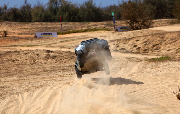 Pilotos del Extreme-E responden a orillas del Lac Rose