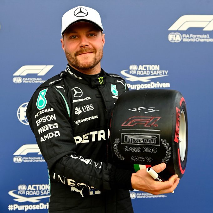 Viernes en Italia – Mercedes: Bottas la rompe en Monza y se queda con el premio Pirelli Speed King