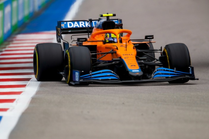 Domingo en Rusia - McLaren y Norris, destrozados