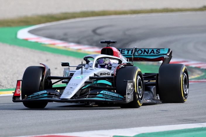 Test F1 2022: Día 1 - Mercedes comienza de forma sólida y sin problemas
