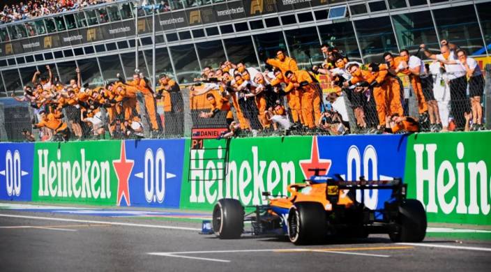 Norris 'borra' a McLaren de repetir hazaña en Monza