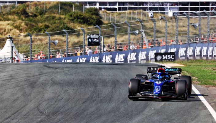 Sábado en los Países Bajos - Williams: Albon disputa y se cuela en Q2, mientras que Latifi desaparece