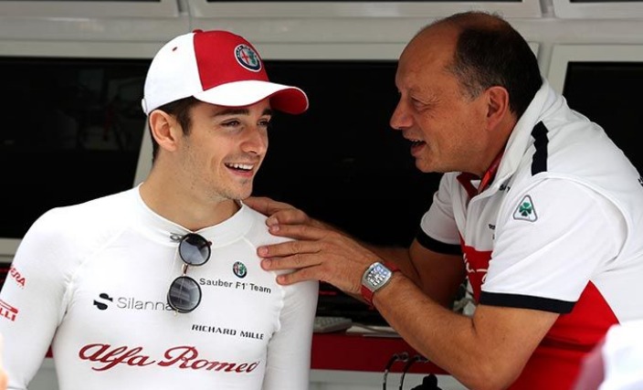 Leclerc daría el visto bueno a Vasseur para su llegada a Ferrari