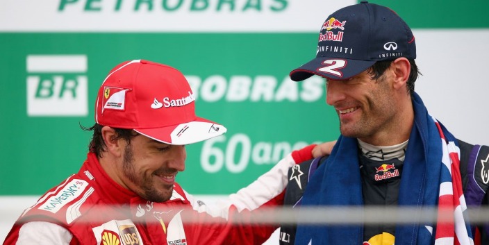 Webber: “No descarto que Alonso corra hasta más de los 44 años”