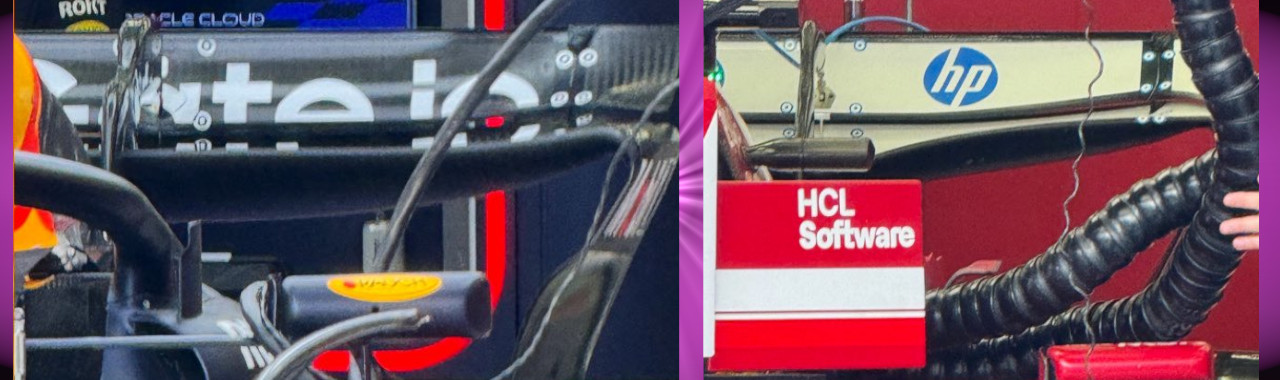 Alas Traseras de Red Bull y Ferrari en Baréin