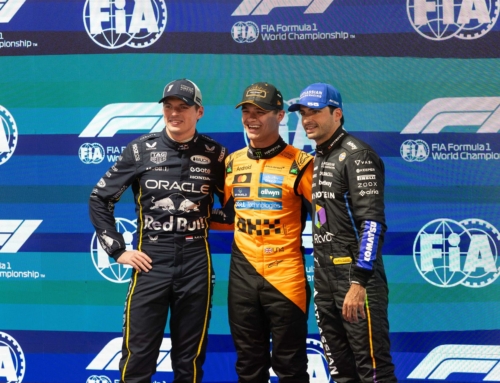 Norris logra una pole bajo la lluvia en Las Vegas y Sainz saldrá tercero